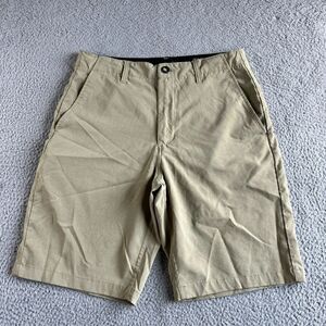 Volcom Board Shorts Mens 32 Beige Surf & Turf Hybrid 4 Way Stretch Swim Outdoors